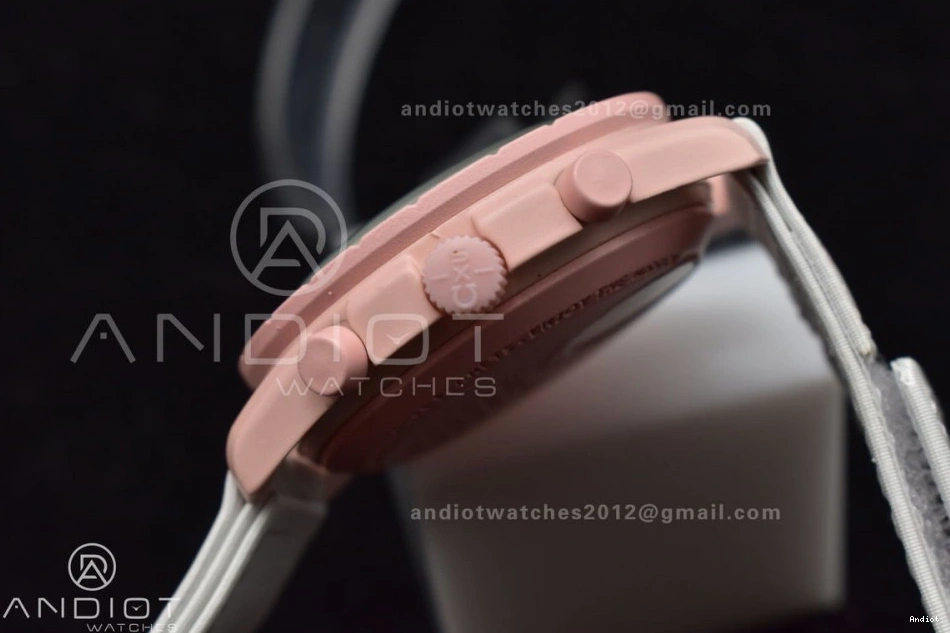 Mission on Venus Moonwatch x Omega Quartz Nylon Swatch to Bioceramic Strap 1204